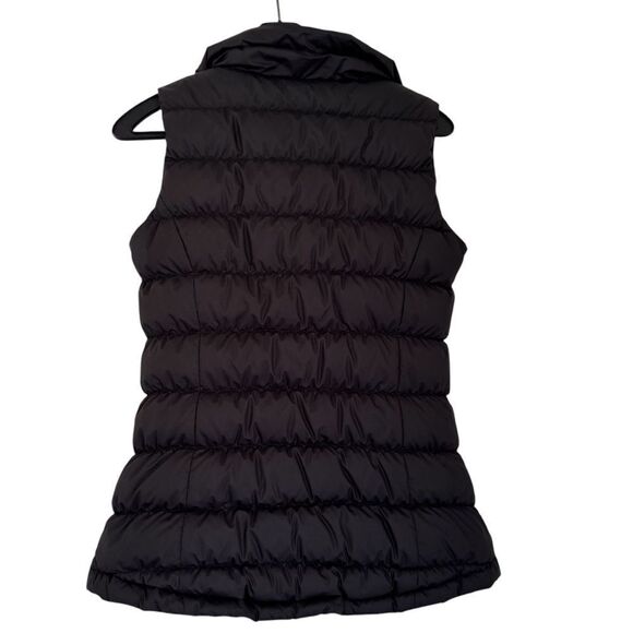 Athleta Black Downabout Goose Down Vest Size Small - Picture 3 of 7